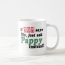 Search for funny pappy mugs Grandparents