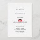 Search for academic vertical 5x7 invitations William jewell future graduate