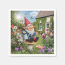 Search for gnome napkins Garden