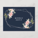 Search for silver wedding postcards Navy blue
