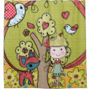 Search for forest tree shower curtains Animals