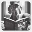 Search for funny reading stickers Weimaraner