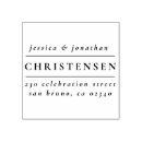 Search for return address rubber stamps Names