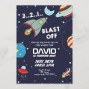 Search for blast off birthday invitations Galaxy