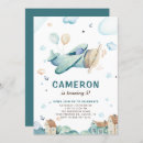 Search for vintage airplane birthday invitations Aviation
