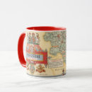 Search for antique map mugs England