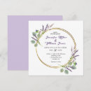 Search for affordable square wedding invitations Lavender