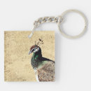 Search for tail feather key rings Peacock