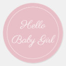 Search for hello baby girl stickers Pink