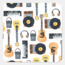Search for instruments stickers Watercolor