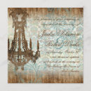Search for rustic chandelier invitations Wood