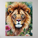 Search for lion portrait art Wildlife