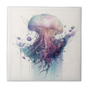 Search for jellyfish tiles Watercolor