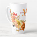 Search for orange floral mugs Girly