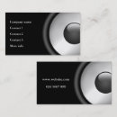 Search for audio speaker business cards Stereo