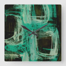 Search for aquamarine clocks Modern