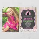 Search for pink farm birthday invitations Animals