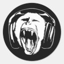 Search for for music lovers stickers Black and white