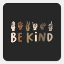 Search for sign language stickers Be kind asl