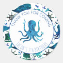 Search for octopus with stickers Under the sea