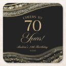 Search for 70th birthday coasters Cheers to 70 years