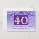 Search for 40th birthday save the dates Fortieth