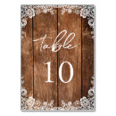 Search for wood table cards Lace