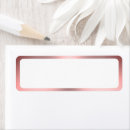 Search for rose blank return address labels Elegant