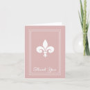 Search for fleur de lis thank you cards Parisian