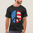 Search for american flag peace sign tshirts 4th
