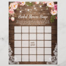 Search for bingo bridal shower games Rustic