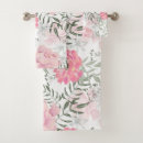 Search for peony bath towels Watercolor