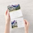 Search for rocky mountain wedding invitations Modern elegant