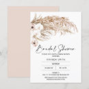 Search for 4x6 floral bridal shower invitations Pampas grass