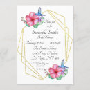 Search for hummingbirds invitations Tropical