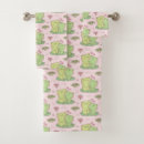 Search for frog bath towels Kawaii