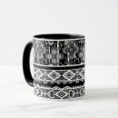 Search for black and white lace mugs Floral