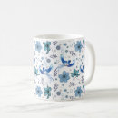 Search for blue pattern mugs Feminine
