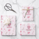 Search for pink dinosaur wrapping paper Girly
