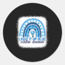 Search for light it up blue stickers Autism spectrum disorder