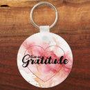 Search for gratitude key rings Pink