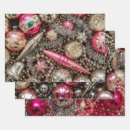 Search for pink and silver christmas wrapping paper Elegant