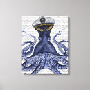 Search for vintage octopus canvas prints Contemporary
