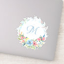 Search for white flower wreath stickers For her