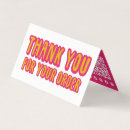Search for thank you note business cards Trendy