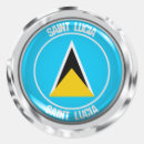Search for flag of st lucia stickers Travel