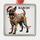 Search for belgian malinois christmas tree decorations Dog