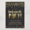 Search for confetti hen party invitations Black
