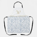 Search for navy blue monogram aprons Simple
