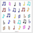 Search for music education stickers Colourful